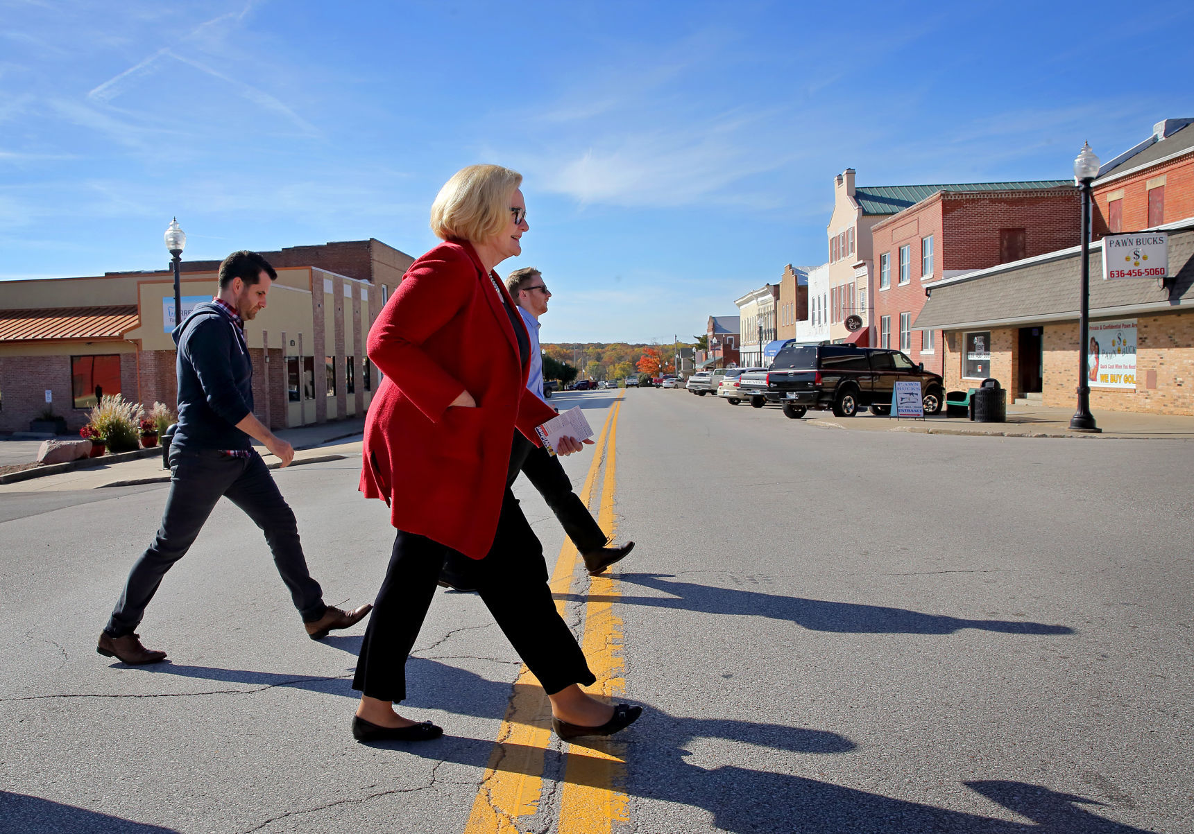 Claire McCaskill campaigns to keep Senate seat